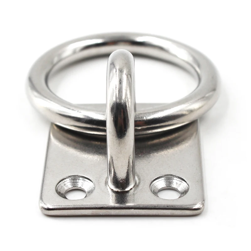 2 шт M6 настенное крепление Потолочный крюк 304 нержавеющая сталь глазная накладка