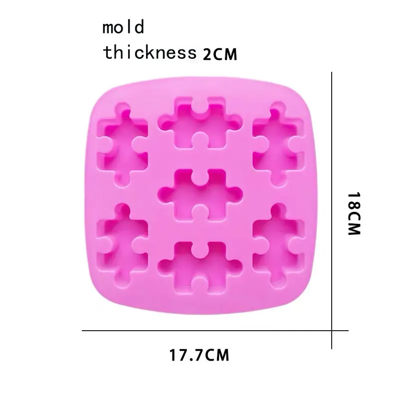 Форма для бетонных подставок сделай сам креативная головоломка силиконовая