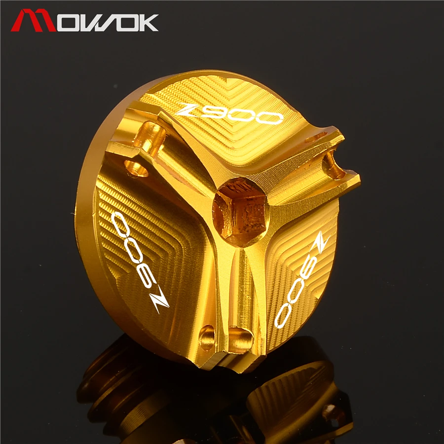 Аксессуары для мотоциклов KAWASAKI Z900 Z 900 2017-2021 2019 2018 CNC алюминиевая Магнитная пробка