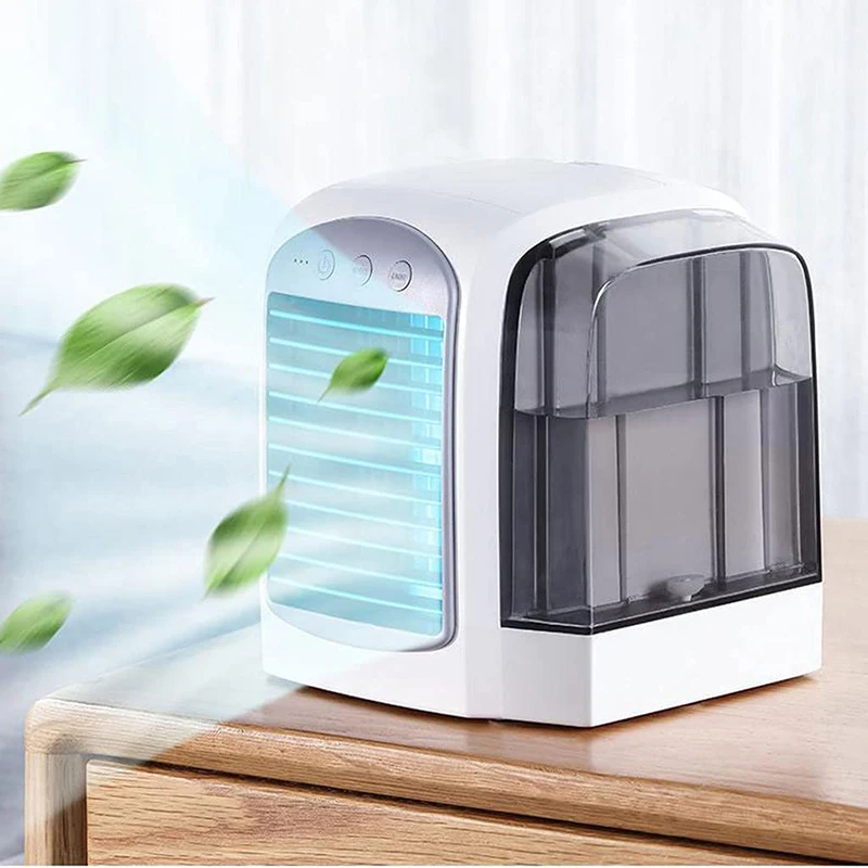 

Portable Air Conditioner Fan USB Personal Small Air Conditioner Silent Humidifier Desktop Table Cooling Fan Home Office Home