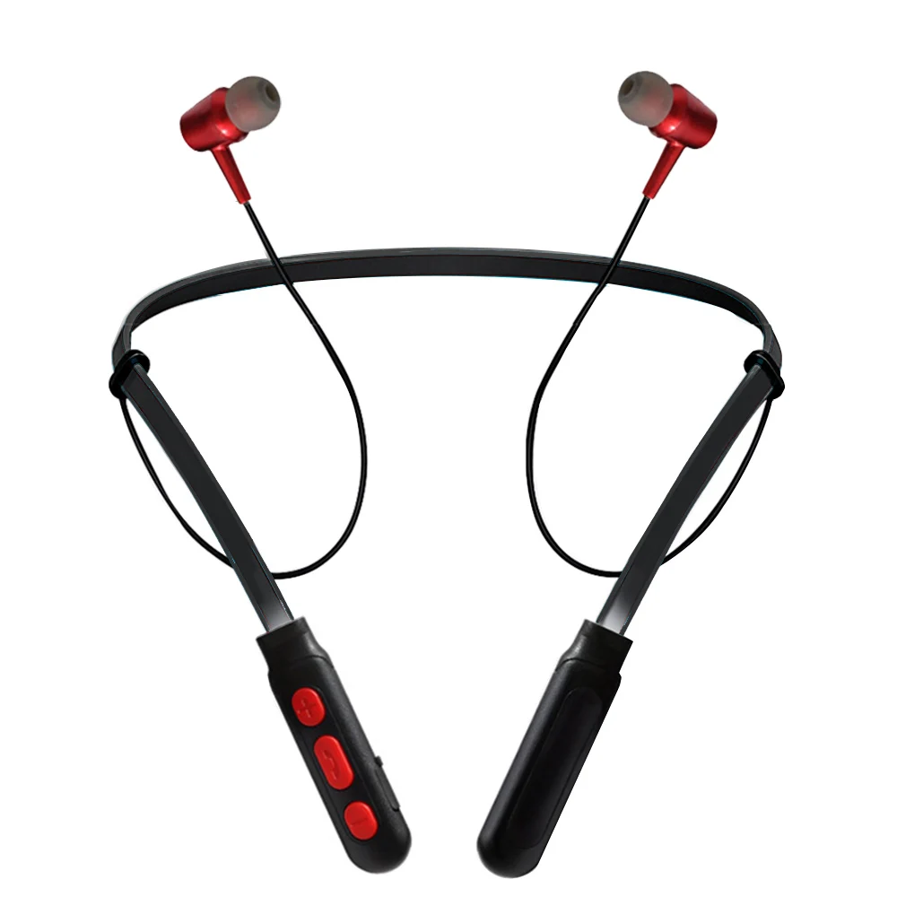 Red Rovtop, беспроводные Bluetooth 5,0 наушники, Спортивная стереогарнитура, гарнитура, Bluetooth наушники, наушники с микрофоном, шея, висячая, Z2 - Цвет: Red