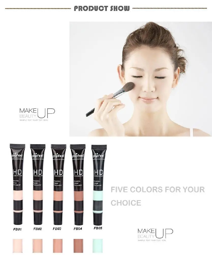 DSstyles Жидкая основа для макияжа лица Освежающий консилер покрытия темных кругов