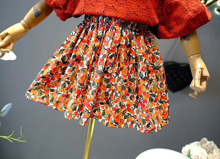 Детские Одежда для новорожденных девочек комплекты с цветочным принтом