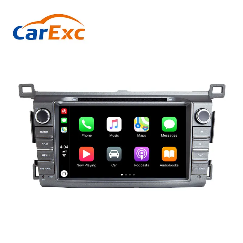 Android 9 0 Авторадио встроенный CarPlay GPS навигация Совместимость с Toyota RAV4 Rav4 2013-2015
