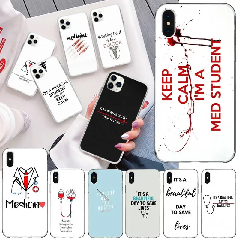И надписью I'm врачом типа сделай сам украшения чехла для телефона iPhone 11 pro XS MAX 8 7 6