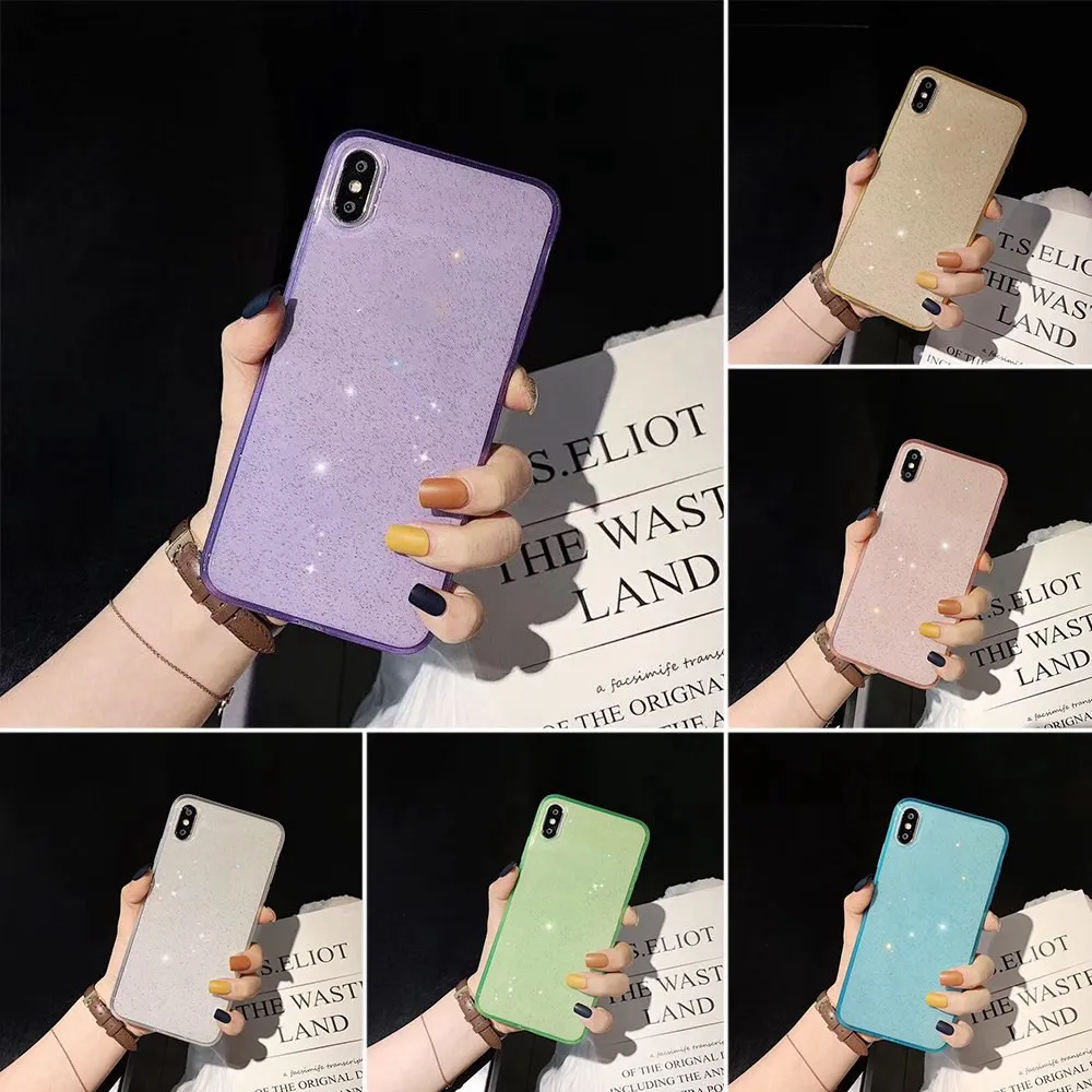 KISSCASE Роскошные блестящие мягкие чехлы для телефонов Чехол iPhone 7 X XR XS MAX ЗАЩИТА ТПУ