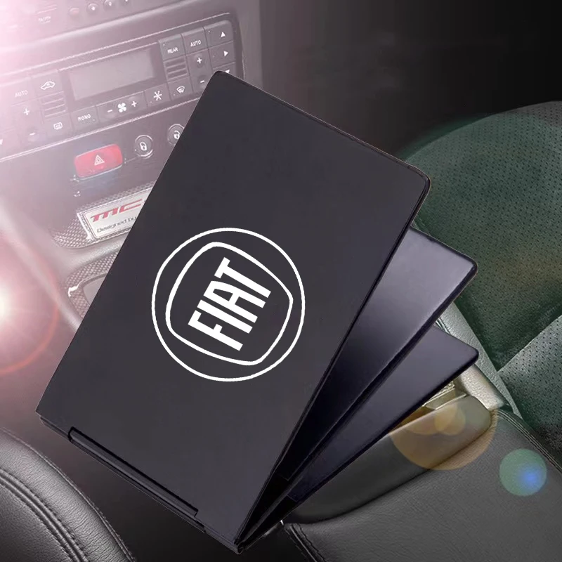 

For Fiat Ottimo Car Metal Auto Driver License Holder Cover Wallet For Credit Card Case Ultra Thin Car Driving Documents Box