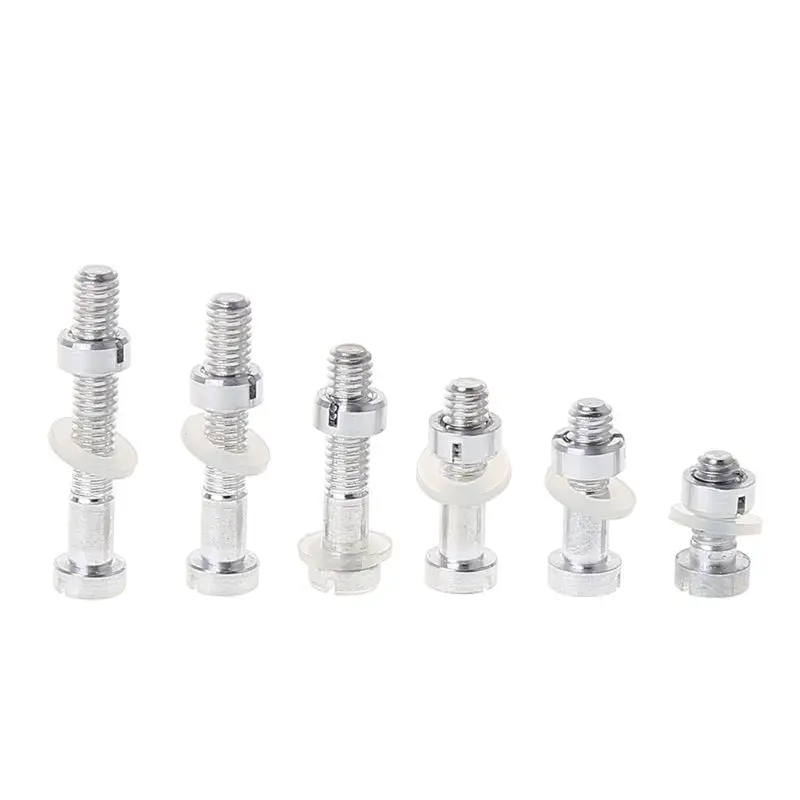 

6Set/Bag Universal Turntable Headshell Cartridge Mounting Kit Metal Screws Bolts Nuts Washers Accessories