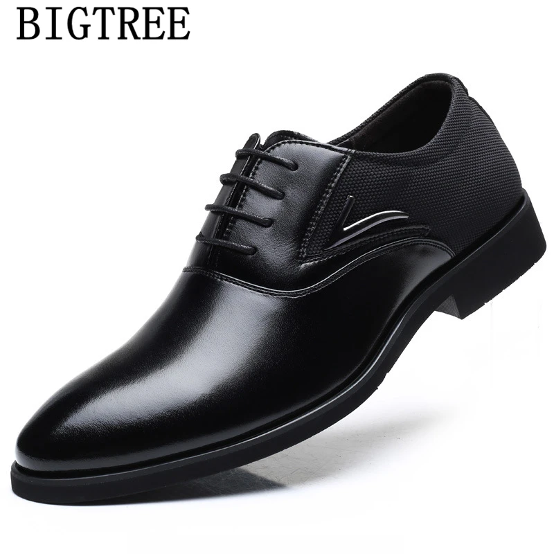 

Office Shoes Men Formal Italian Brand Men Dress Shoes Leather Evening Dress Coiffeur Men Coiffeur Shoes Brown Dress Big Size 48