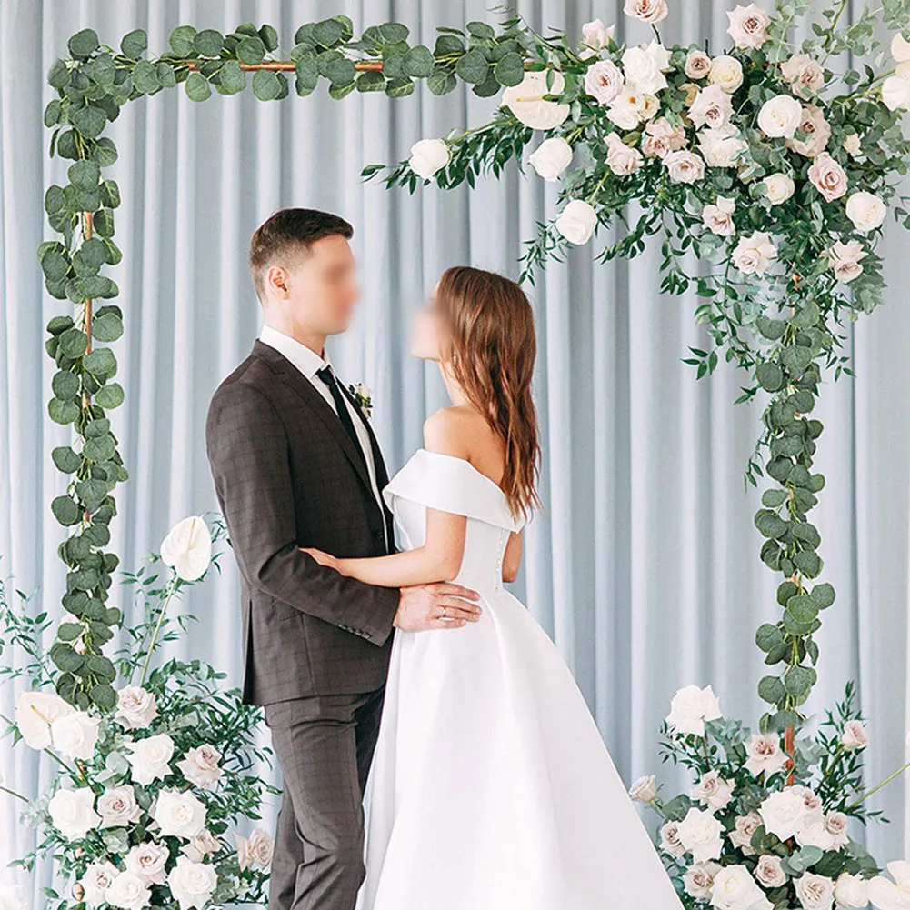 2M Artificial Eucalyptus Garland For Wedding Party Round-leaf Willow Leaves Hanging Rattan Wedding Greenery Home Decors
2M Artificial Eucalyptus Garland For Wedding Party Round-leaf Willow Leaves Hanging Rattan Wedding Greenery Home Decors