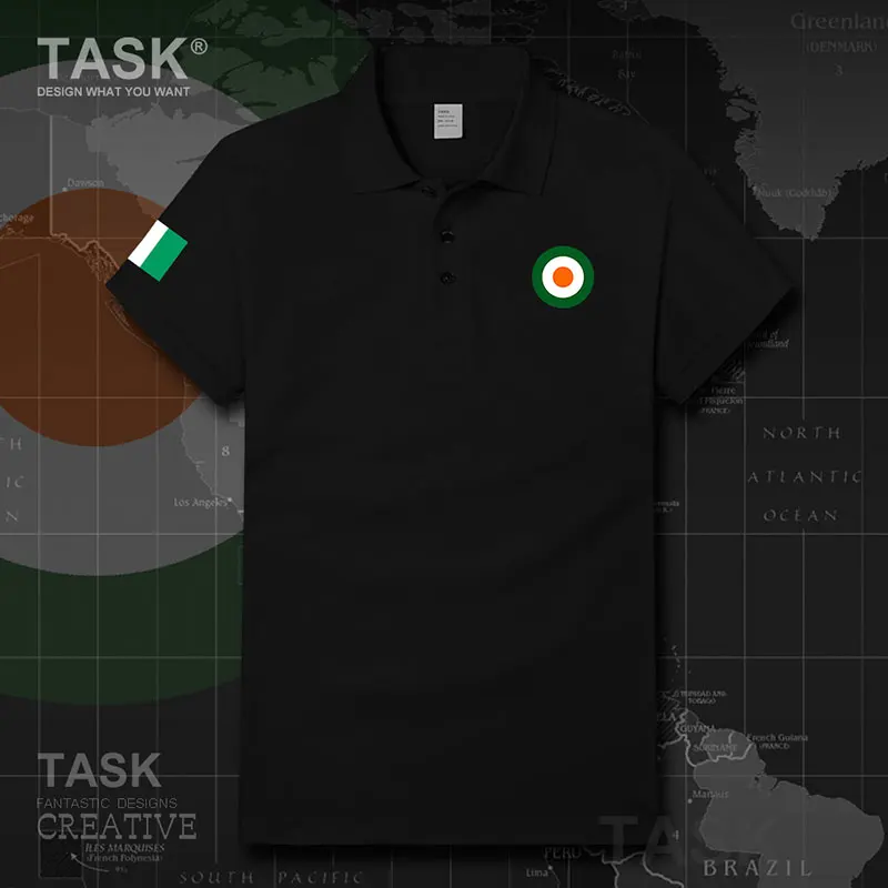 Рубашка-поло с коротким рукавом хлопок спортивные футболки повседневные модные