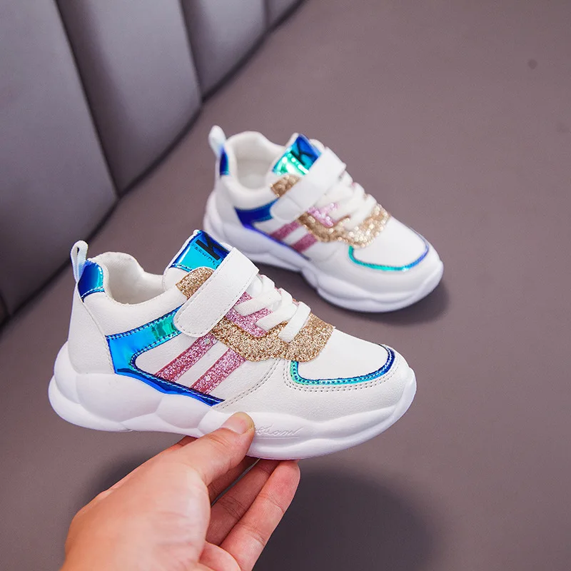 Smooth Basket Enfant Fille Garcon Tenis Infantil De nigno Sapato Para Menino; детская обувь для мальчиков и девочек; детские спортивные кроссовки для бега - Цвет: Smooth