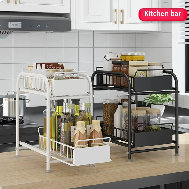 Подставка для хранения NETEL под раковину кухонной столешницы 2-уровневый