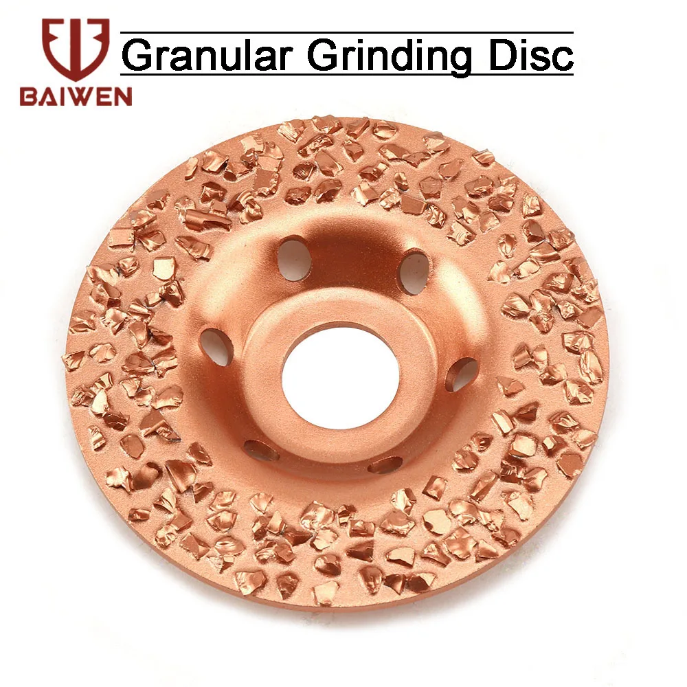 

4" 100mm Granular Diamond Grinding Wheel Disc Bowl Shape Grinding Cup Stone/Rubber Tire Cutting Disc Abrasive Power Tools
