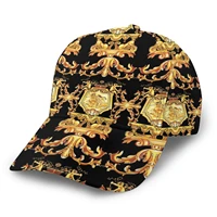2021 summer men baseball caps hats for women snapback lady adjustable luxury europe golden retro flower customize dropshipping