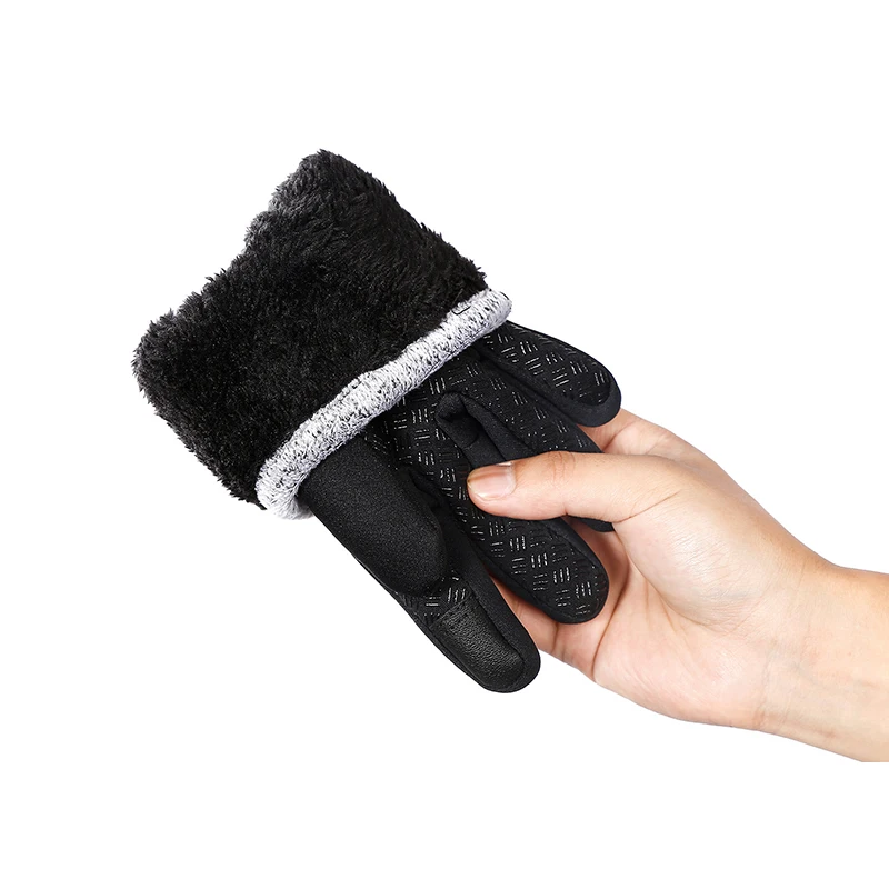 Мужские и женские водонепроницаемые зимние теплые лыжные перчатки сноуборд