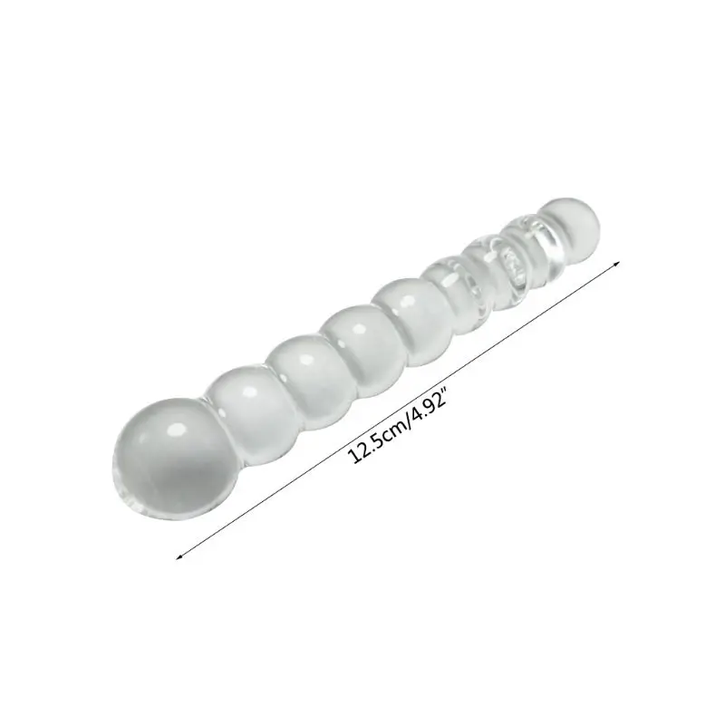 1 шт. стеклянный фаллоимитатор с двойным концом искусственный пенис пирекс