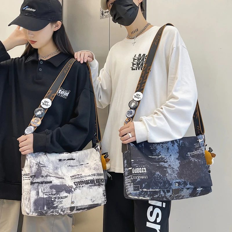 

Men's Shoulder Bag INS Trend Small Backpack Korean Mobile Phone Man's Messenger Bag Square Bag Crossbody Bags