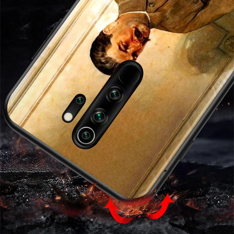 

Russian Commander Stalin Black Cover For Xiaomi Redmi 10X 9I 9C 9A 9 GO K30 Ultra K20 8A 8 7A 7 S2 6 Pro 5G Phone Case