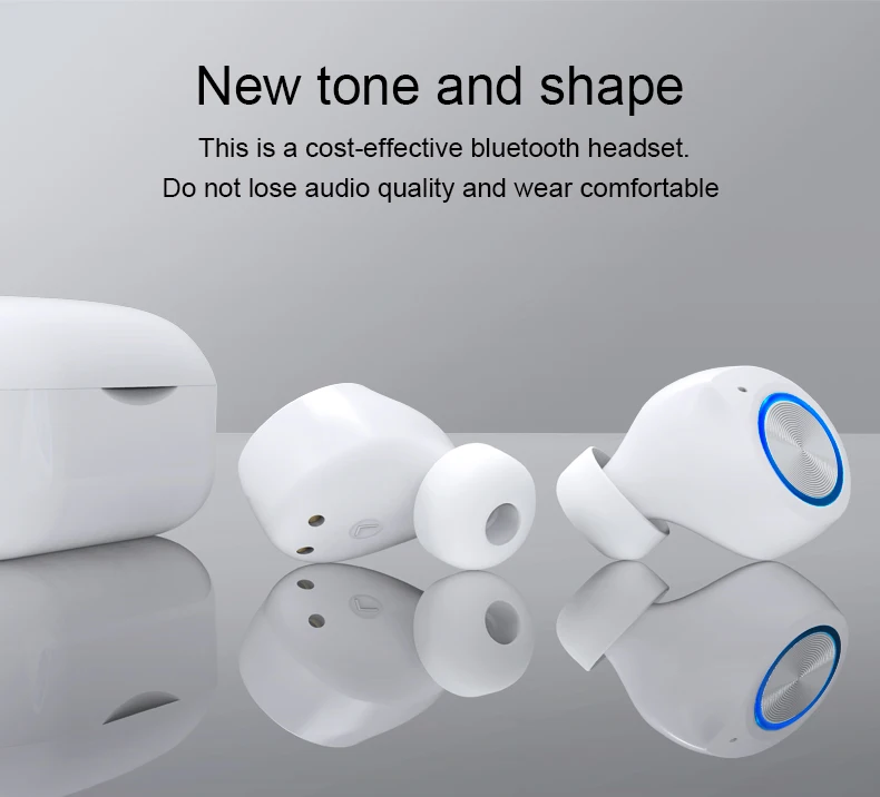 DAG TW60 TWS Bluetooth V5.0 гарнитура спортивные беспроводные наушники 3D стерео наушники мини вкладыши двойной микрофон с зарядным устройством