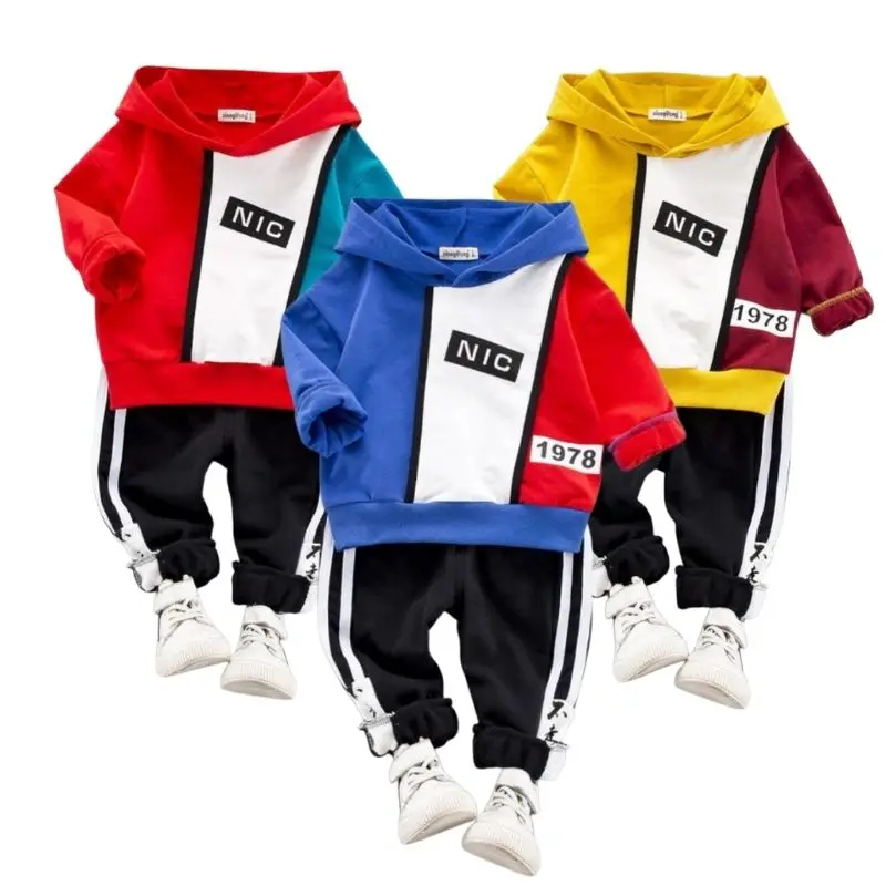 Комплект одежды для маленьких мальчиков и девочек сезон весна-осень 2021 Детский