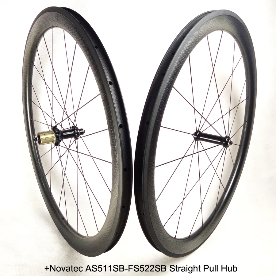 Углеродное колесо FIC 700c с затемненной поверхностью трубчатый клинчер дорожный