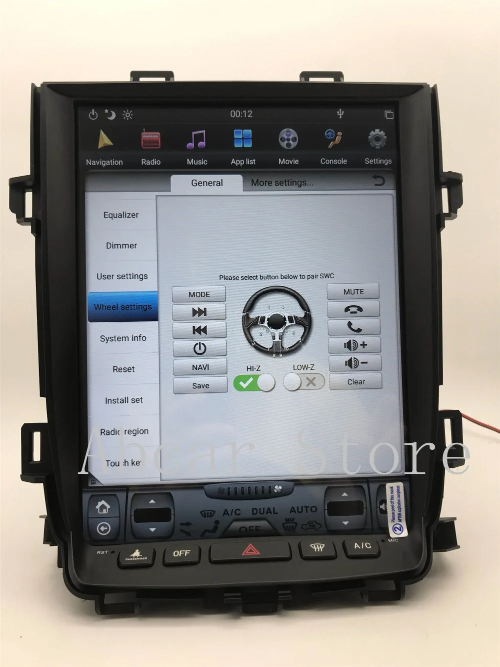 Tesla стиль Android 8,1 автомобильный dvd-плеер gps навигация для Toyota alphard Vellfire 20 серии 2007- PX6 радио CARPLAY HDMI