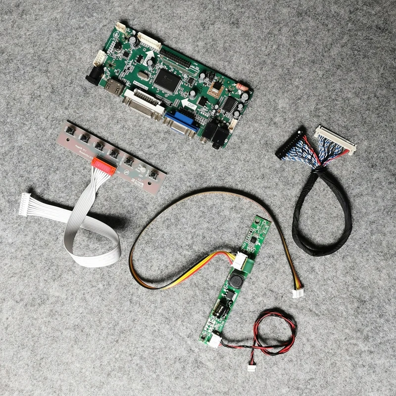 

Display Drive Board DIY Kit For M240HTN01/M240HVN01/M240HVN02/M240HVN03 Screen LVDS 30 Pin WLED M.NT68676 1920*1080 VGA DVI