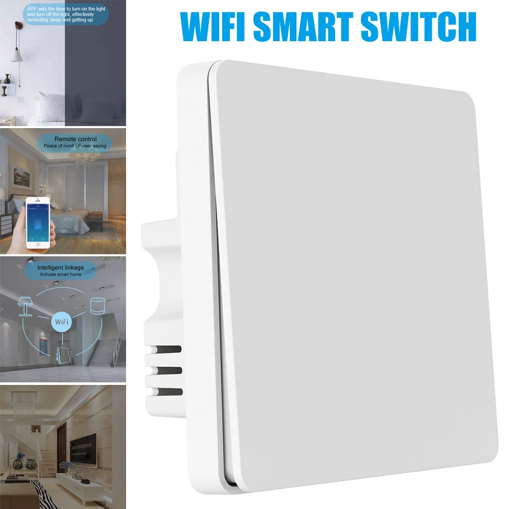 

WiFi Curtain Switch Voice Control Smart Switch For Google Home Alexa Echo DU55