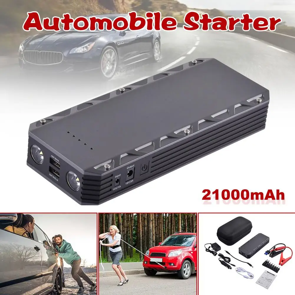 

12V 1000A 21000mAh Car Jump Starter Portable Car Battery Jump Starter Booster Power Pack Jump Box With LED Flashlight