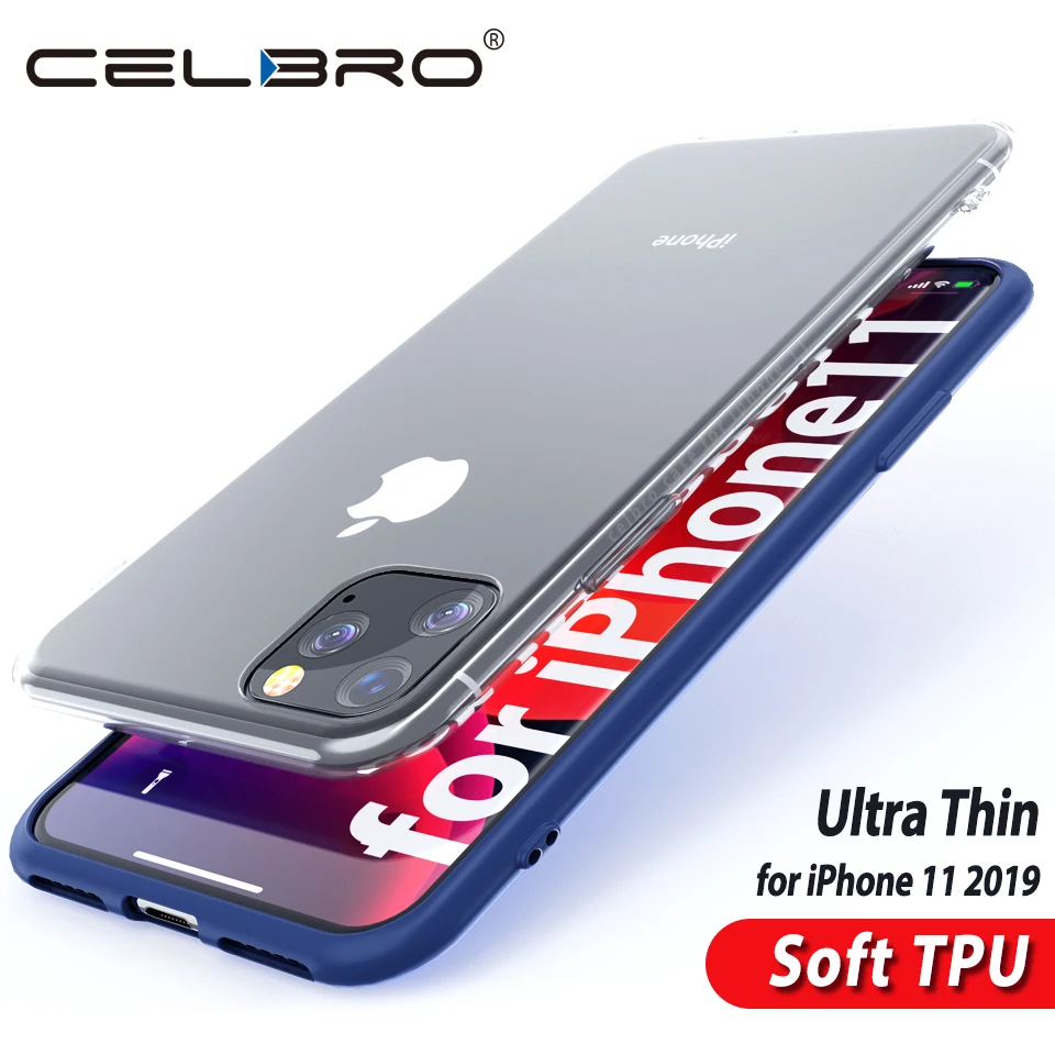 Матовый Силиконовый чехол для телефона Apple Iphone 11 Pro Max защитный ТПУ Funda 11pro Xi Xl Iphone11