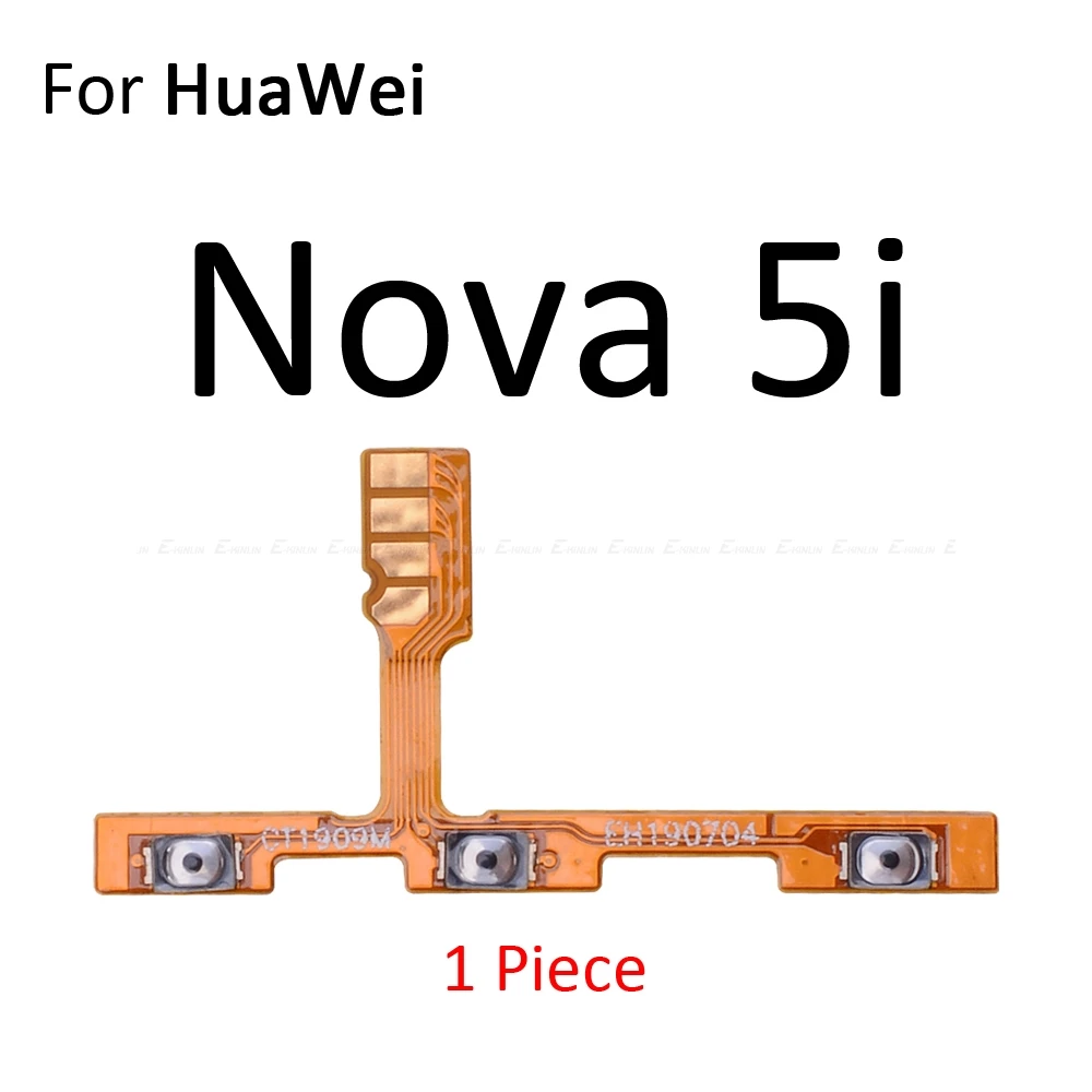 For Nova 5i Кнопка включения и выключения питания гибкий кабель лента для Nova 5i 5 Pro 4e 4 3 3i 3e 2 2S 2i Plus Lite Young Бесшумная клавиша громкости - Цвет: For Nova 5i