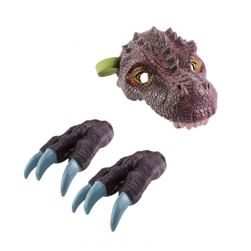 

Dinosaur Claw Model Toy Gloves Tyrannosaurus Hand Simulation Dinosaur Claws Halloween Party Props