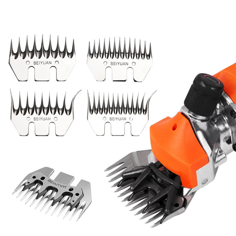 

1 Set 4T/9T/13T Replaceable Sheep / Goats Shearing Clipper straight tooth blade Alternative Support Wholesale Dropshipping