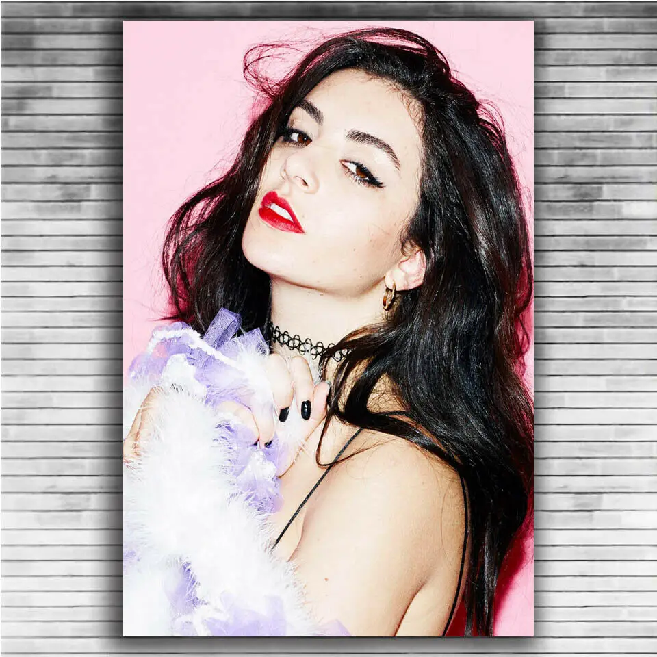 Charli XCX музыка певица звезда 5 шелковой ткани настенный художественный плакат