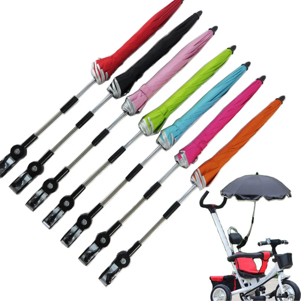

Adjustable Detachable Baby Stroller Umbrella Infant Buggy Pushchair Umbrella UV Canopy Cover Pram Accessories