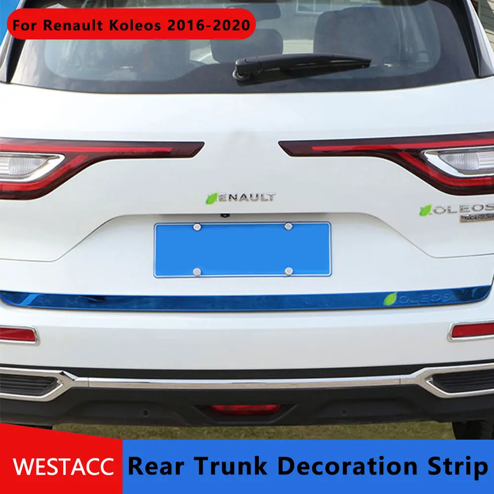 Нержавеющая сталь для Renault Koleos 2016 - 2020 ABS 1 шт. автомобильная задняя наклейка