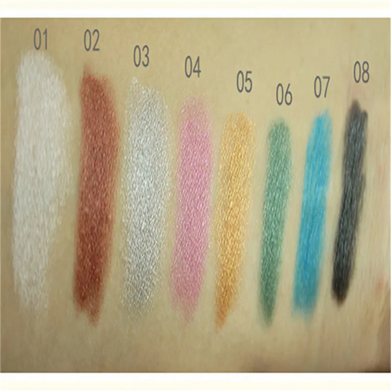 Модные блестящие тени для век подводка глаз карандаш косметика лидер продаж губ