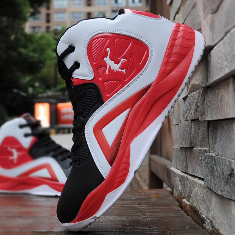 Мужские баскетбольные кроссовки jordan красные амортизирующие для баскетбола