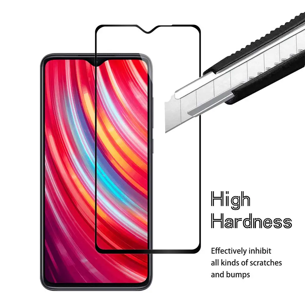 9D закаленное стекло Xiaomi Redmi Note 9s 9 8 7 Pro Max 7A 8A защитное с полным покрытием|Защитные