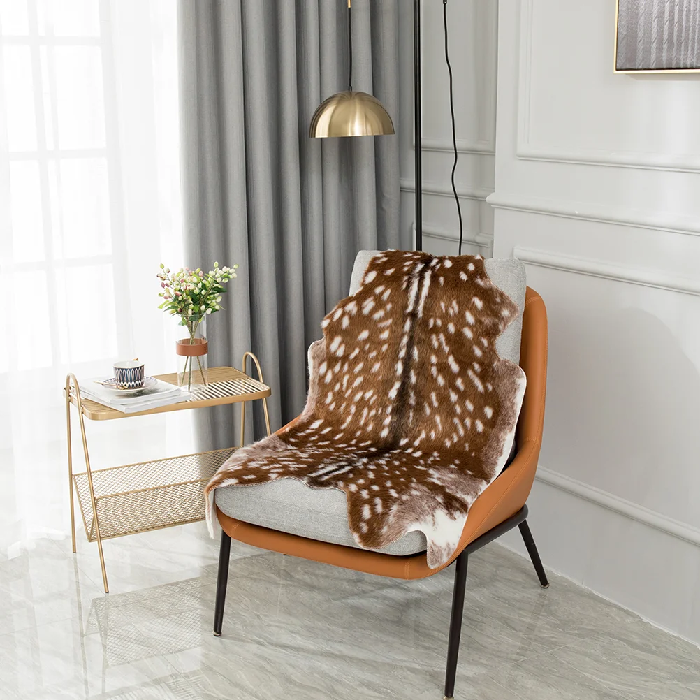 저렴한 1pc Sika 사슴 인쇄 카펫 지상 매트 바닥 깔개 장식 지상 패드 홈