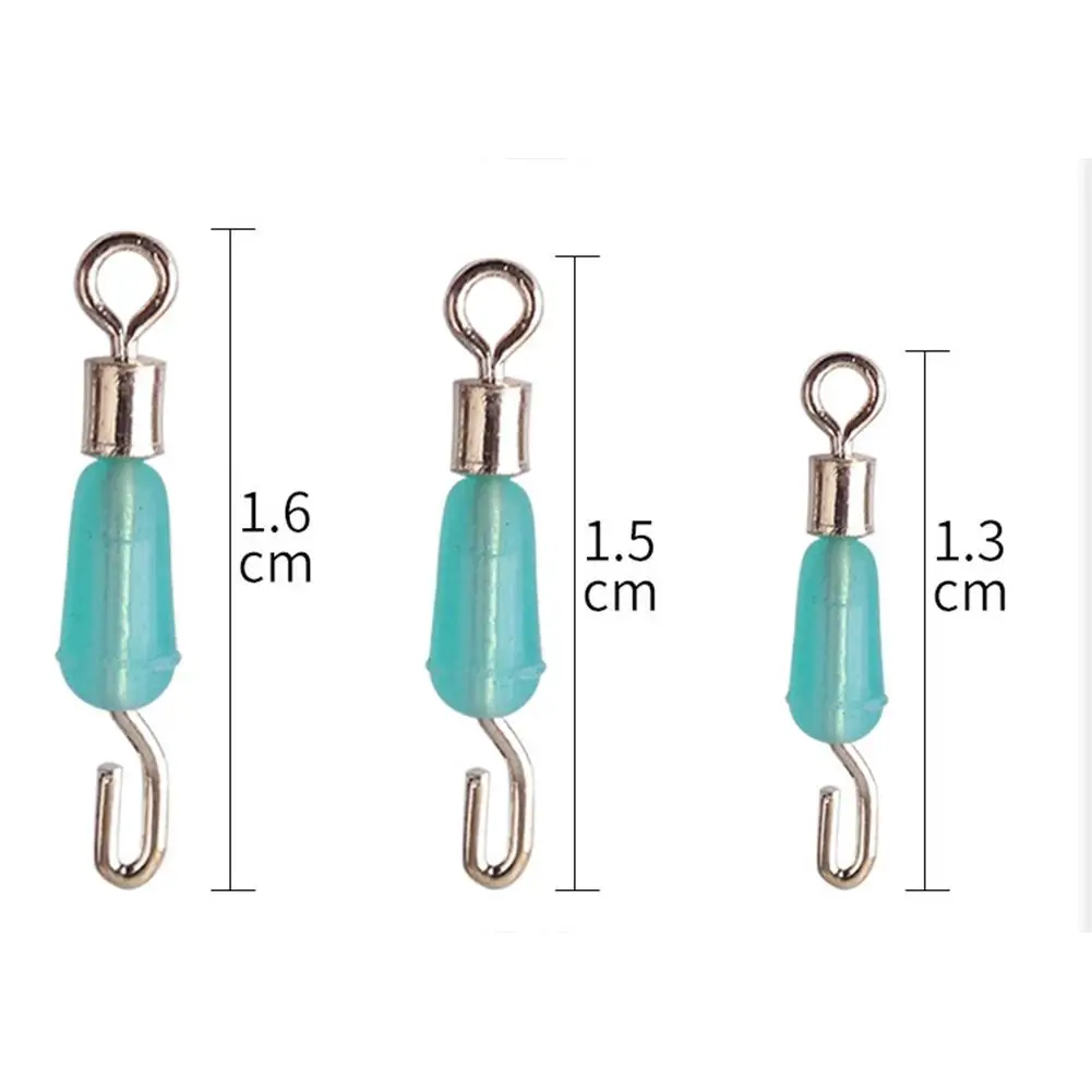 3pcs/set Bearing Swivel Fishing Hook Fast Connector Solid Rings Rolling Line Quick Link Accessories | Спорт и развлечения