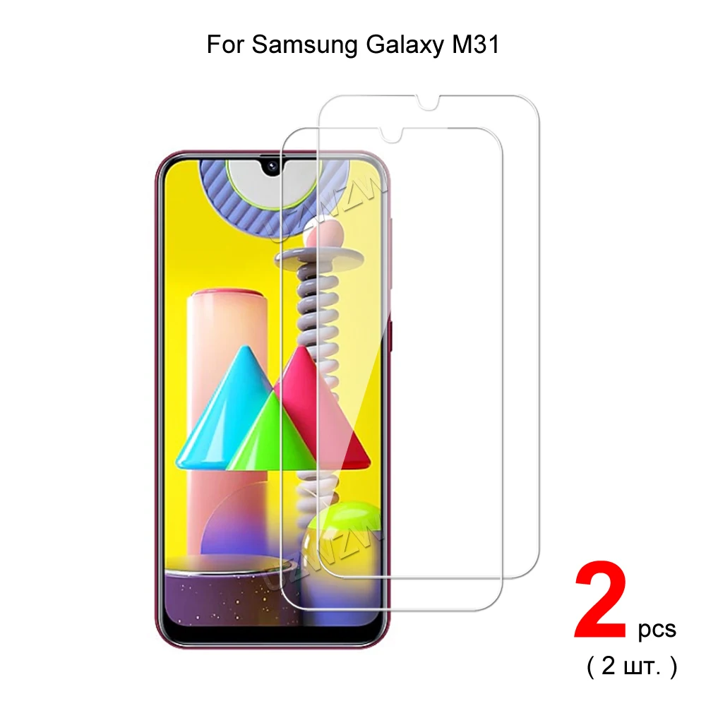 

For Samsung Galaxy M31 Tempered Glass Screen Protectors Protective Guard Film HD Clear