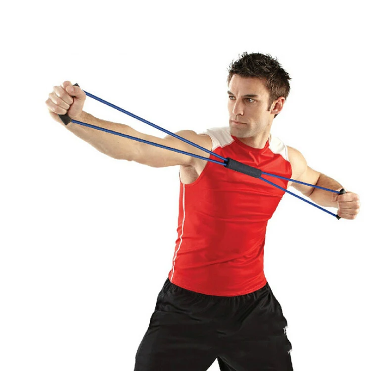 Латекс 8 символов вытяжная верёвка из восьми-персонажа для тяги в положении сидя