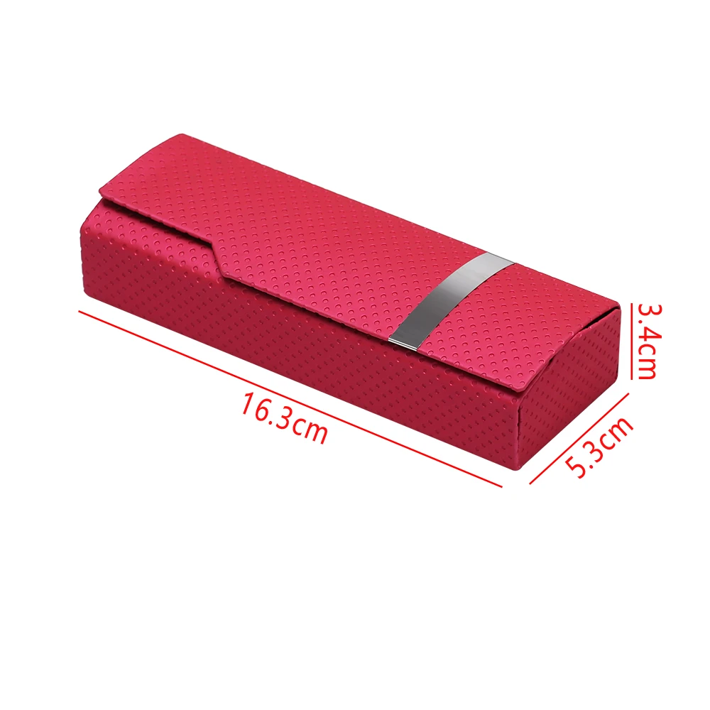 1 шт. модный Овальный Чехол для очков ромба с магнитной застежкой