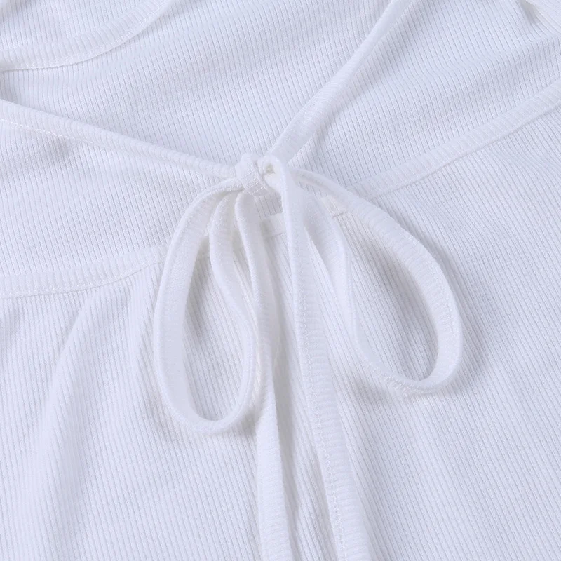 

White Sexy Dress Women backless Dresses Female High Waist Sheath Club Dress Short Summer new 2020 Mini long Sleeve vestidos
