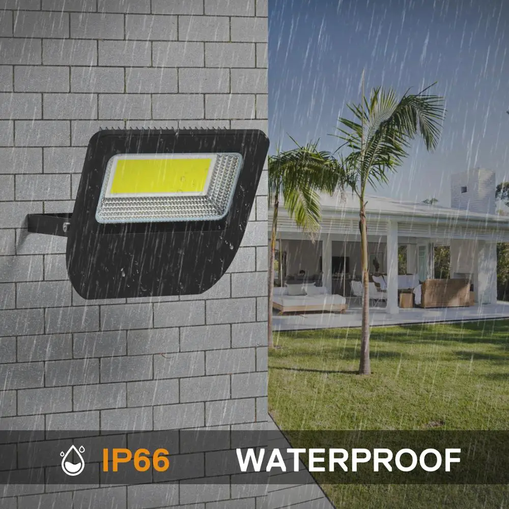 Светодиодный прожектор 30 Вт 50 100 Уличный настенный с влагозащитой IP66 переменный