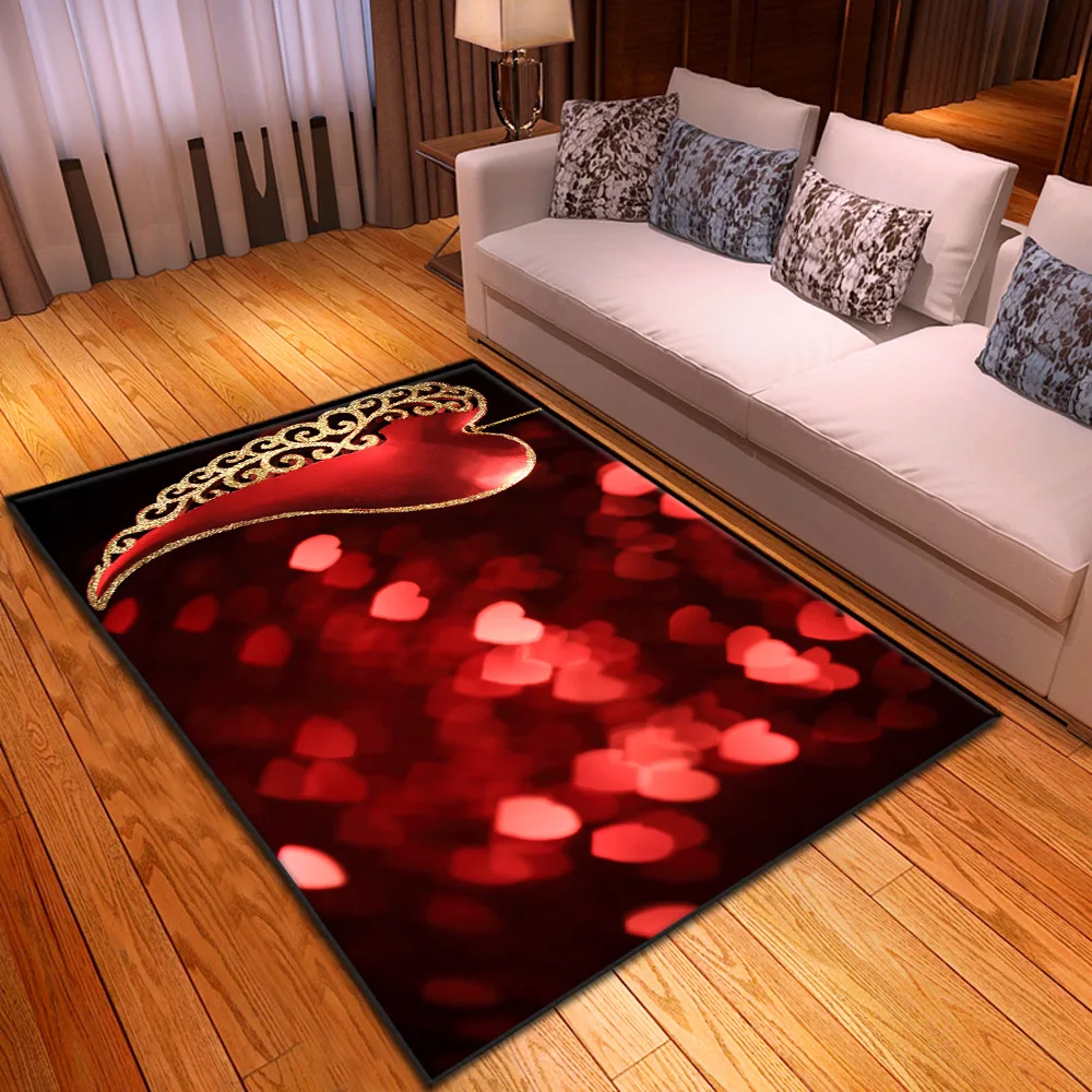 Напольные коврики ко Дню Святого Валентина красный коврик для влюбленных