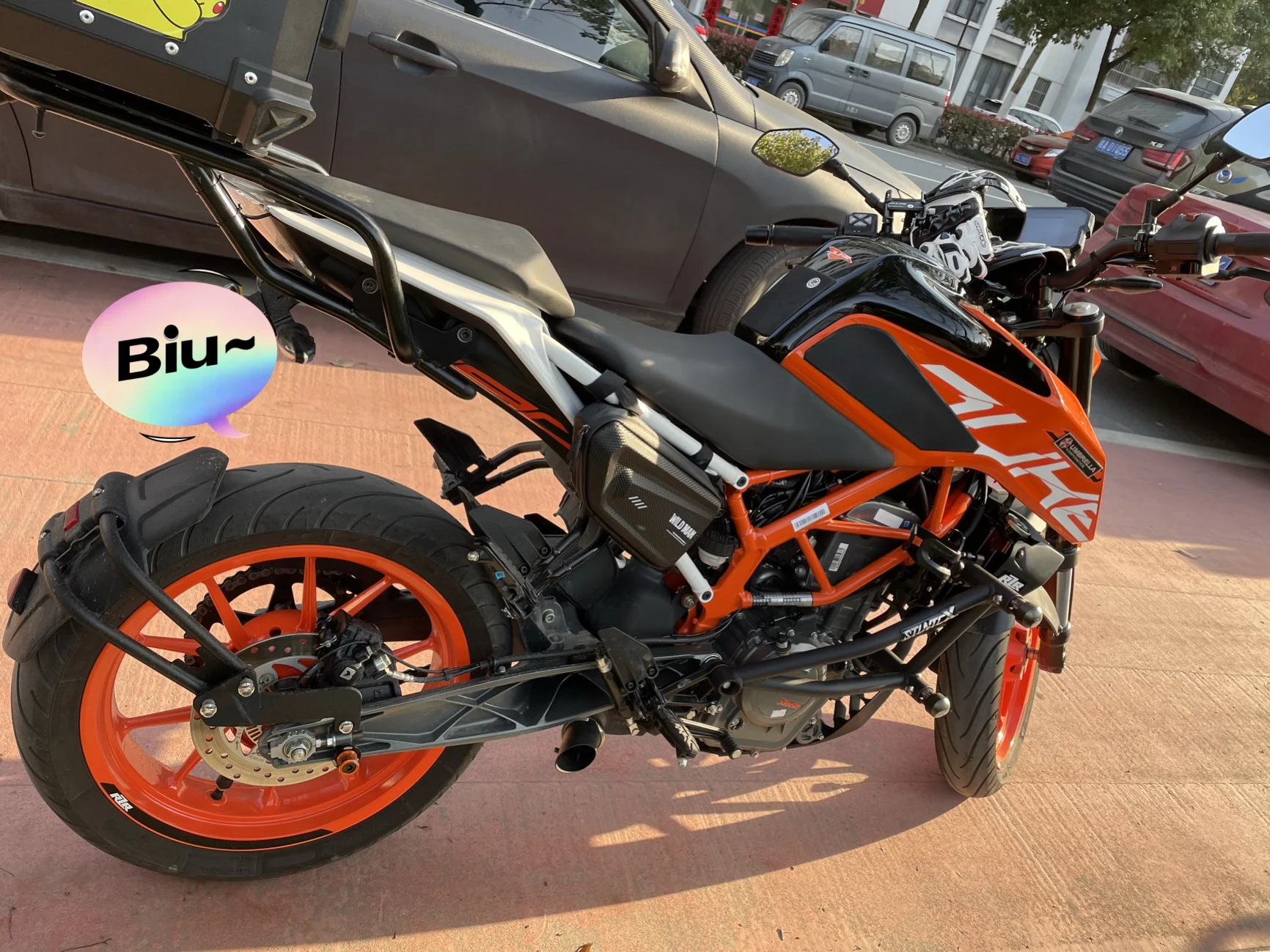 Глушитель выхлопной трубы для мотоцикла глушитель RC DUKE 125 250 390 RC125 RC390 2017 2018 2019 2020