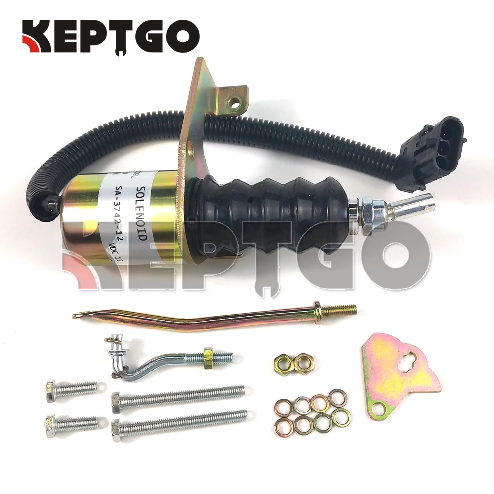 Для Deutz Bosch RSV топливное отключение запорный соленоид SA-3742-12 1751ES 3974947 левый монтаж |
